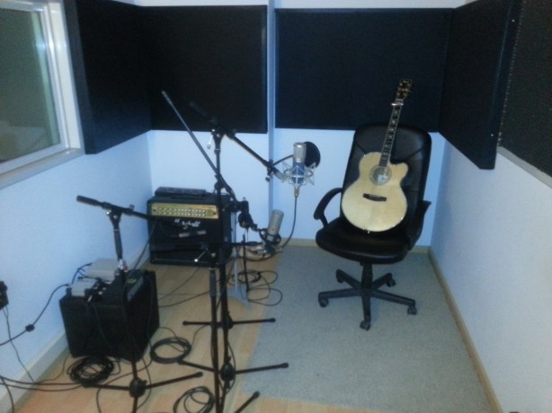 La sala de grabación en Sabadell
